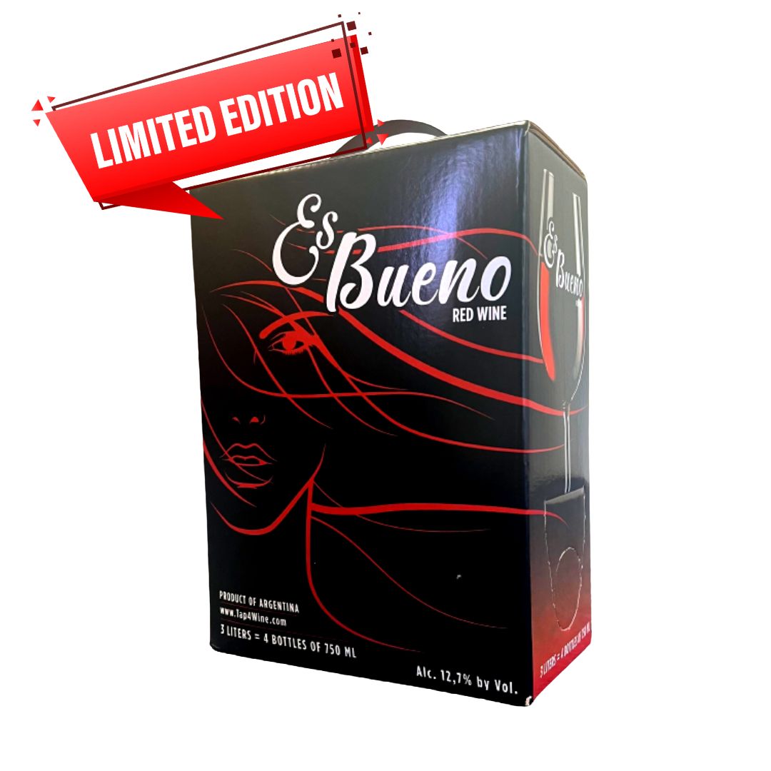 Es Bueno Red Wine 3L Boxes 6pack